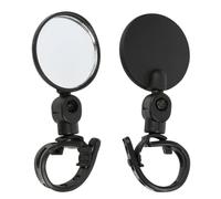 SMASOLO Espejos para Manillar de Bicicleta y Moto, 2 Unidades Mango Ajustable y Protección Antirrayaduras, Ideales para Ciclismo y Desplazamientos Urbanos