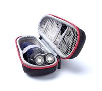 SMASOLO Estuche Rígido Resistente para Afeitadora Eléctrica Hombre Funda de Viaje con Espacio Extra para Cargador y Cables Protector de EVA para Almacenamiento Seguro