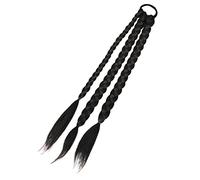 SMASOLO Extensión de Coleta Trenzada Sintética Pelo Postizo de Alta Temperatura Suave y Natural para Mujer Fácil de Usar y