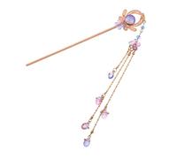 SMASOLO Horquilla Vintage Paso Sacudida con Borlas para Moños Accesorio Chino para Peinados Horquilla Floral para Mujer