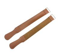 SMASOLO Juego De 2 Asentadores De Cuero Para Afilado, Paño Vintage De Cuero Puro Tamaño Estándar, Para Afilar y Cuchillas, Uso Profesional y Doméstico