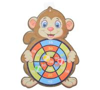 SMASOLO Juego de Dardos Bola Pegajosa Interior, Tablero Adhesivo Pequeño con 3 Bolas de Colores, Set Infantil para 8 a 10 Años con Gancho de Pared, Juego Educativo y Color Color Aleatorio