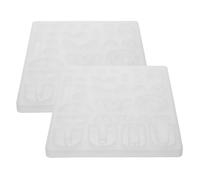 SMASOLO Kit 2 Moldes de Silicona para Pendientes de Resina Epoxi Moldes para Joyería DIY Resistente a Altas Temperaturas para Colgantes Geométricos Adecuado para Manualidades y Creación