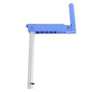 SMASOLO Manivela de Repuesto Plegable para Cama de Enfermería 12 Mm, Accesorio Ajustable de Polipropileno Azul, Manija de Ajuste para Hospital y Cuidado del Paciente