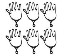 SMASOLO Marcos Soporte para Guantes de Golf 6 Soportes, Perchas Portátiles de Plástico para Secar y Almacenar Guantes en Torneos y Sesiones de Práctica