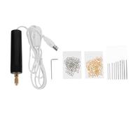 SMASOLO Mini Taladro Eléctrico USB Recargable Herramienta Rotativa Pequeña para Bricolaje Kit Práctico y Ligero para Perforar Manualmente para Joyería y Modelismo