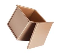 SMASOLO Molde para Hornear Pan Antiadherente con Tapa Caja para Tostadas para Horno Fácil Desmolde para Almacenamiento y Transporte Molde Versátil para Pan Casero