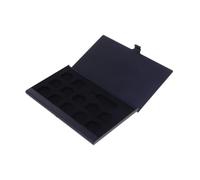 SMASOLO Organizador de Tarjetas Sim y Teléfono Aluminio Negro Soporte Compacto para Almacenamiento de Números Práctico para Hogar y Tienda
