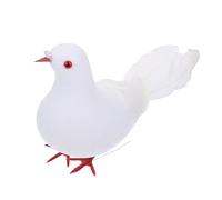 SMASOLO Paloma Decorativa de Simulación para Jardín y Hogar, Adorno Artesanal de Paloma Paz Falsa, Figura Realista para Decoración Exterior E Interior, Accesorio para Escenas de