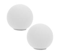 SMASOLO Pantalla De Lámpara De Globo G9 80 Mm Bola Lechosa Vidrio Esmerilado Repuesto Para Lámpara Colgante y Aplique Hogar Sala Comedor 2 Piezas