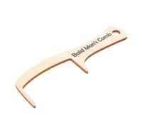 SMASOLO Peine De Madera Para Hombre Calvo Accesorio De Divertido Peine De Cuidado Personal Para Cabello y Barba Original Para Pérdida De Cabello Herramienta De Broma Para Fiestas y