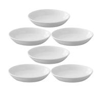 SMASOLO Plato de Cerámica Redondo de 4 Pulgadas, Repuesto para Calentador de Cera y Aceite, 6 Piezas para Fundidor de Cera, Soporte para Aceites Esenciales, Accesorio para Fragancias