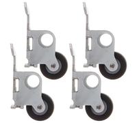 SMASOLO Rodillo de Presión Tn-21 Soporte de Hierro, Diámetro 9mm, 4 Piezas para Reparación de Grabadoras de Casete y Reproductores Estéreo, Compatible Unidades de DVD y Equipos de Audio