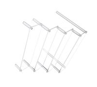 SMASOLO Soporte de Exhibición Acrílico Desmontable con Estante Escalonado Transparente para Almacenamiento y Exposición de Modelos y Colecciones para Organizar Perfumes y Accesorios