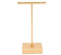 SMASOLO Soporte Exhibidor para Pendientes de Aluminio Forma de T Estante Vertical para Joyería de Mostrador Organizador Elegante para Almacenamiento y Exposición de Aretes