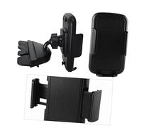 SMASOLO Soporte Móvil para Coche con Rotación Ajustable Compatible con Ranuras CD Sujeta Móviles para Smartphones y Tablets