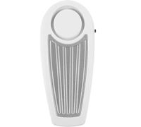 SMASOLO Tope de Puerta Alarma de Cuña Blanca Sensor de Vibración Inteligente Bloqueo Antirrobo para Hotel y Hogar Dispositivo de Seguridad Portátil para Puertas Interiores