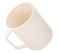 SMASOLO Vaso Cepillo Dientes Plástico Blanco Resistente Grande para Baño y Viaje Soporte Multifunción para Cepillo y Enjuague Bucal Almacenamiento Práctico y Portátil Reutilizable