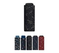 SMATI Mini paraguas plegable compacto - Tamaño de bolsillo 18cm, resistente al viento, 200g ultraligero, manual, Paraguas de viaje, Paraguas mixto, Diseño Constelación Dorada