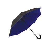 SMATI Paraguas largo doble-tejidos Antiviento doble proctecion,muy solido con apuerta automatica