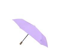 SMATI - Paraguas para hombre y mujer, de tejido reciclado, con objeto ecológico, resistente al viento, apertura automática y cierre - Paraguas plegable compacto de viaje, Lila., Ecológico