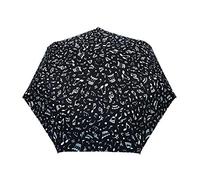 SMATI Paraguas plegable compacto Apertura y cierre automáticos;A prueba de viento;Robusto;Diámetro=90cm;Gran clásico; Funda protectora; Paraguas de mujer; Paraguas de hombre; diseño NOTAS MUSICALES.