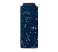 SMATI Paraguas plegable ultra compacto solido y antiviento - mini (Constelación de plata)