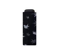 SMATI Paraguas plegable ultra compacto solido y antiviento - mini (Pájaros azules)