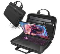 Smatree 17-18 Pulgadas Funda rígida para 17,3 Pulgadas HP OMEN Laptop 17 Series/ 17t Series, para 17,3" MSI Gaming Laptops Vector GP76 /GP76 HX/GE76 Raider/GE76 Dragon TIAMAT Series Case (A800XL)