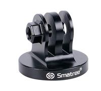 Smatree Adaptador de Montaje de trípode de Aluminio para GoPro Session, GoPro Hero 2018, GoPro HERO Fusion, GoPro HERO 11/10/9/8/7/6/5/4/3/2/1 Cámaras Negro