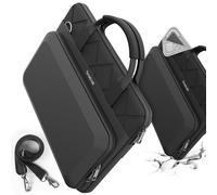 Smatree CityShield 15-16" Bandolera portátil, Funda Resistente al Agua | para HP Gaming Laptop,DELL Alienware/XPS,ASUS,Lenovo Legion, Funda 360°, bolsillo accesorios carcasa rígida(MC03)