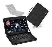 Smatree Funda Protectora rígida de EVA Compatible con Laptop MSI Stealth GS66/GS66 Stealth Series de 15,6 Pulgadas, para Laptop MSI WS66 Series de 15,6 Pulgadas y Bolsa antigolpes (X8286)
