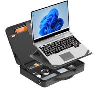 Smatree MobileBase Bolsa para Ordenador portátil con Soporte para 15-16 Pulgadas Lenovo Yoga Slim 7 Pro Gen 6/7i Aura Edition, ThinkBook 15 Gen 4, Lenovo V15/3i Chromebook/LOQ Essential Gen9 (A485S)