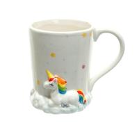 Smavles Unicornio Carino Tazza Ceramica Unica Pinta a Mano Novità Coppe Unicorno Tazza da Caffè e Tè per Ragazze Ufficio Latte Acqua Compleanno Natale