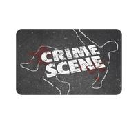 SMAZDFXX Alfombra Decorativa para Puerta de Entrada con diseño gráfico de una víctima. 49 x 80 cm (19,3 x 31,5 Pulgadas).