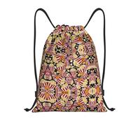 SMAZDFXX Bolsa con cordón con estampado de palomitas de maíz, bolsa de yoga, bolsa de gimnasio, mochila deportiva para playa para hombres y mujeres