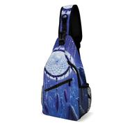 SMAZDFXX Bolso bandolera de moda para mujer, bandolera de viaje, bandolera pequeña con diseño de atrapasueños y cuervos.
