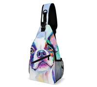 SMAZDFXX Bolso bandolera de moda para mujer, bandolera de viaje, bandolera pequeña con diseño de perro Pitbull