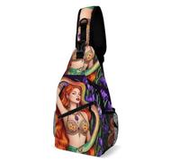 SMAZDFXX Bolso bandolera de moda para mujer, bandolera de viaje, diseño de serpiente Medusa de la antigua Grecia para mujer y niña.