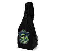 SMAZDFXX Bolso bandolera informal Aliens1 And Ship, mochila de senderismo, bolso de pecho, bolso de viaje portátil