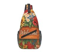 SMAZDFXX Bolso bandolera vintage con diseño geométrico del siglo VII, bandolera cruzada en diagonal, bolso de hombro para viajes y senderismo para hombres y mujeres.