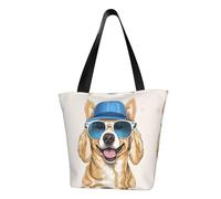 SMAZDFXX Bolso de hombro informal con diseño de bulldog francés, bolsa de almacenamiento, bolsa de compras, ideal para viajar, trabajar, etc.
