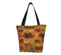 SMAZDFXX Bolso de mano con diseño de árbol colorido y doble paisaje, bolso de hombro para mujer, bolso de compras grande de 13 pulgadas para ocio individual