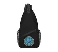 SMAZDFXX Bolsos cruzados con el sello del condado de Albany para mujer y hombre, mochila de pecho, bolso de hombro para gimnasio, bolsos cruzados casuales para viajes y deportes al aire libre.