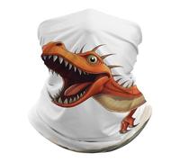 SMAZDFXX Cache-cou de pêche UPF 50+, cagoule respirante, demi-masque, écharpe de ski à séchage rapide, protection solaire pour les activités de plein air, motif dinosaure ptérodactyle.