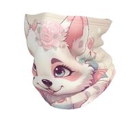 SMAZDFXX Cache-cou d'hiver pour hommes et femmes, avec motif vase de roses, protection solaire UV, masque coupe-vent, cagoule thermique pour le ski et les sports de plein air, bandana