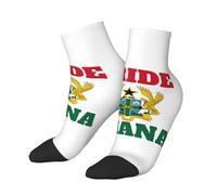 SMAZDFXX Calcetines deportivos de algodón hasta el tobillo con la bandera de Ghana. Ideales para correr, transpirables y de uso diario. Un regalo original para hombres, mujeres y adolescentes.