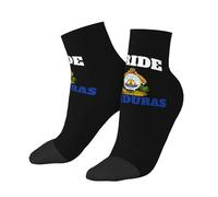 SMAZDFXX Calcetines deportivos de algodón hasta el tobillo con la bandera de Honduras, ideales para correr. Transpirables y cómodos. Un regalo original para hombres, mujeres y adolescentes.
