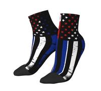 SMAZDFXX Calcetines deportivos tobilleros de algodón con la bandera de Cuba y Estados Unidos, estilo retro, transpirables e informales. Un regalo original para hombres, mujeres y adolescentes.