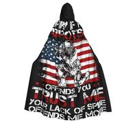 SMAZDFXX Capa con capucha de la Guardia Nacional del Ejército, de servicio supremo, para mujeres, hombres y adultos, de cuerpo entero, para disfraces de Halloween y cosplay.